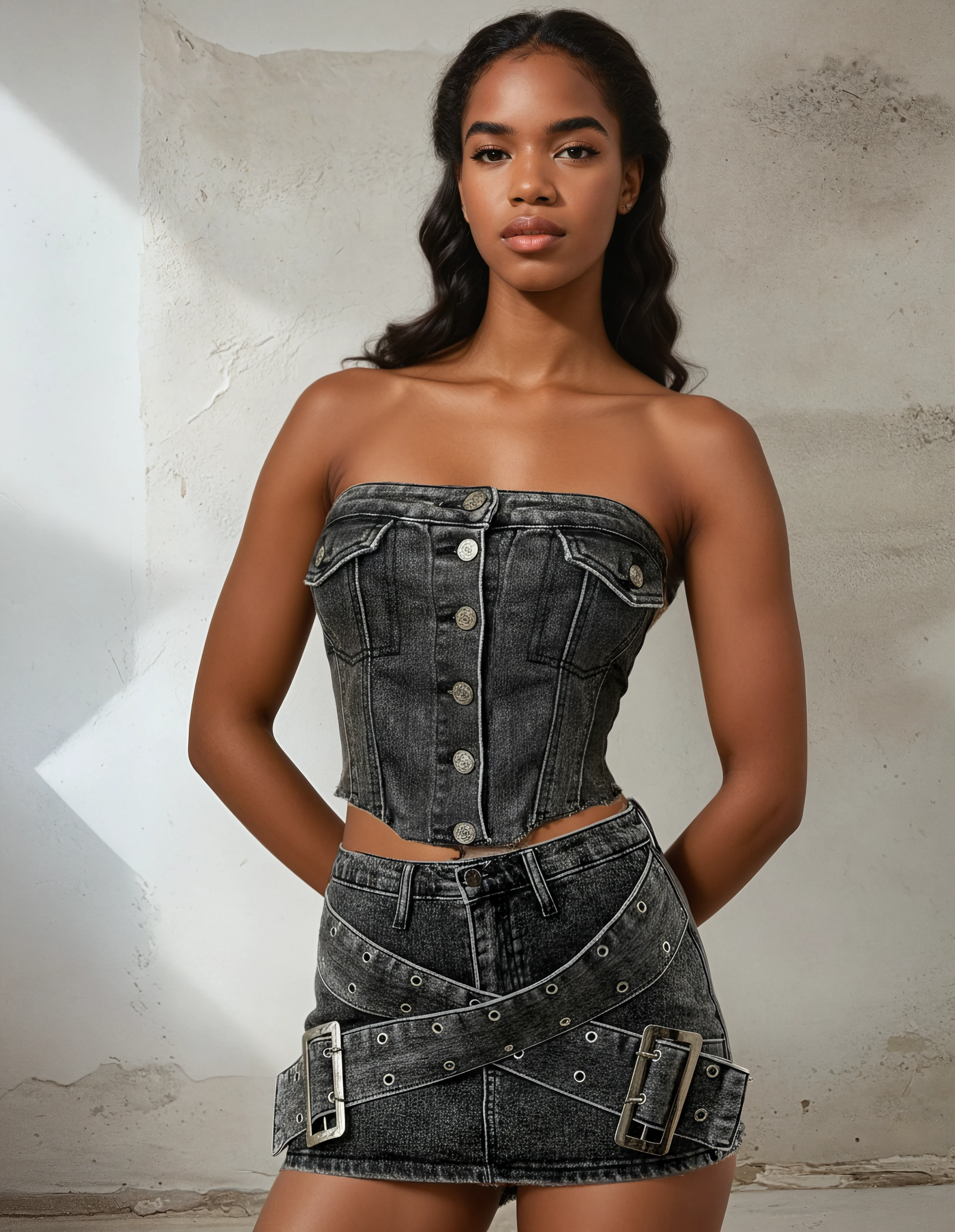 Acid Washed Tube Top