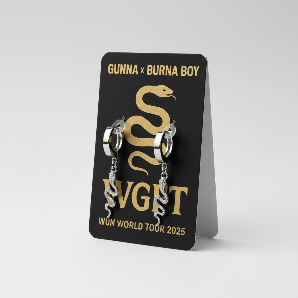 WGFT Snake Hoops — Pretty Girl Edition