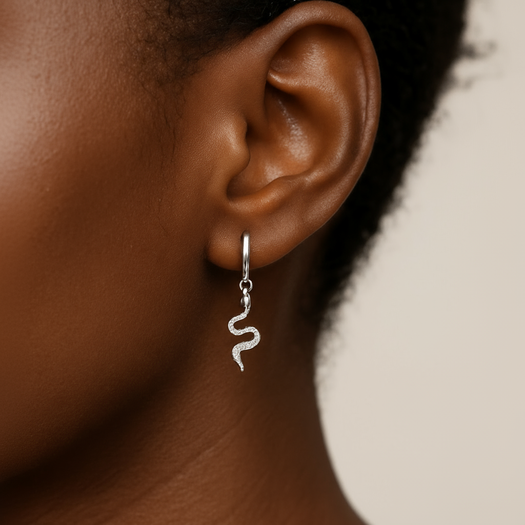 WGFT Snake Hoops — Pretty Girl Edition