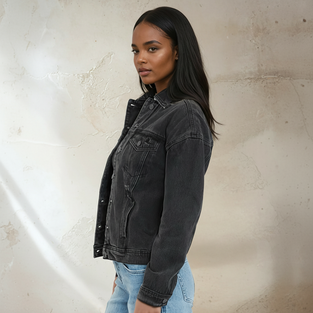 Image of WGFT Pretty Girls Denim Jacket — Gunna WUN WORLD TOUR 2025