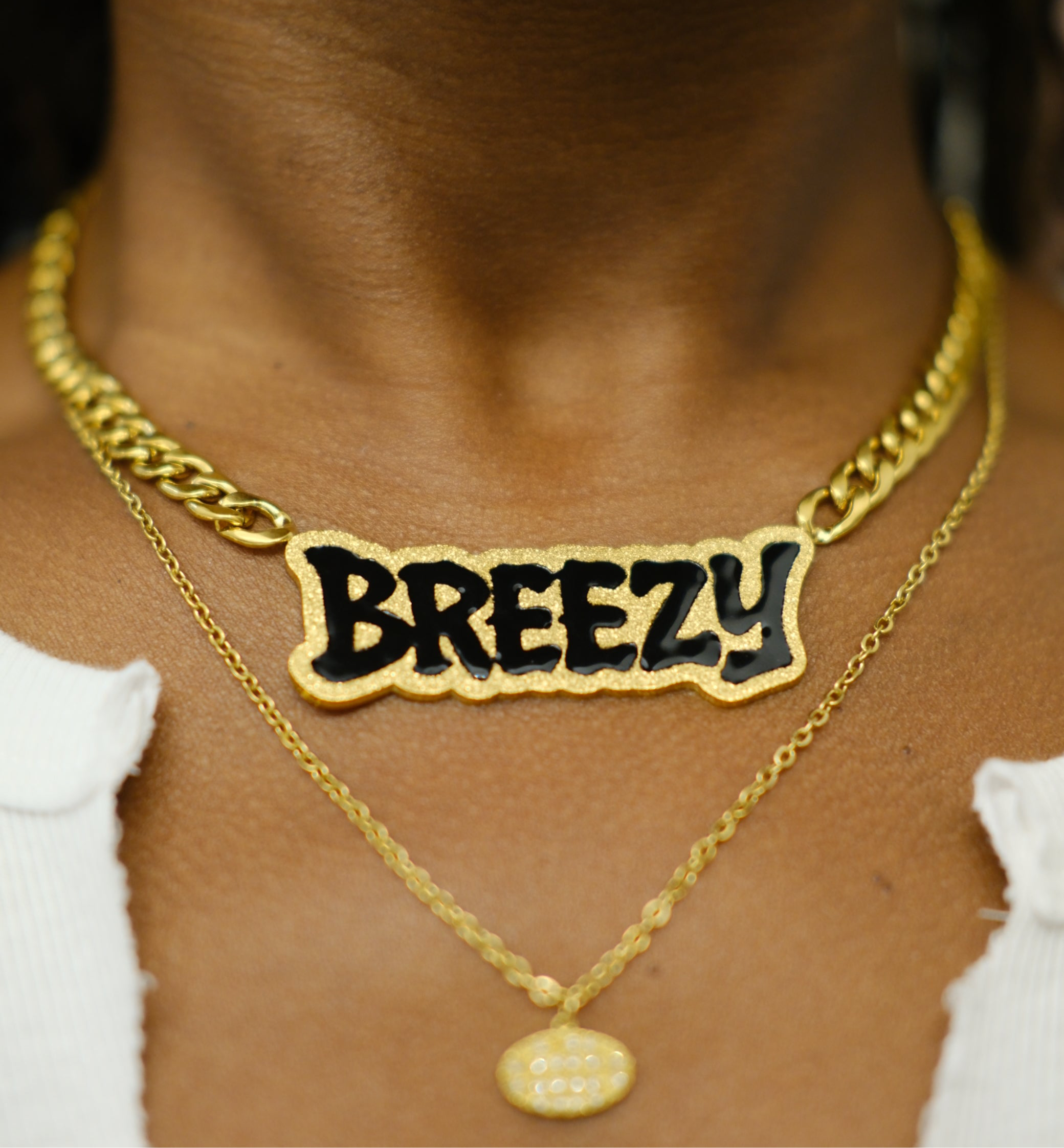 Image of Breezy Bowl Layered Necklace