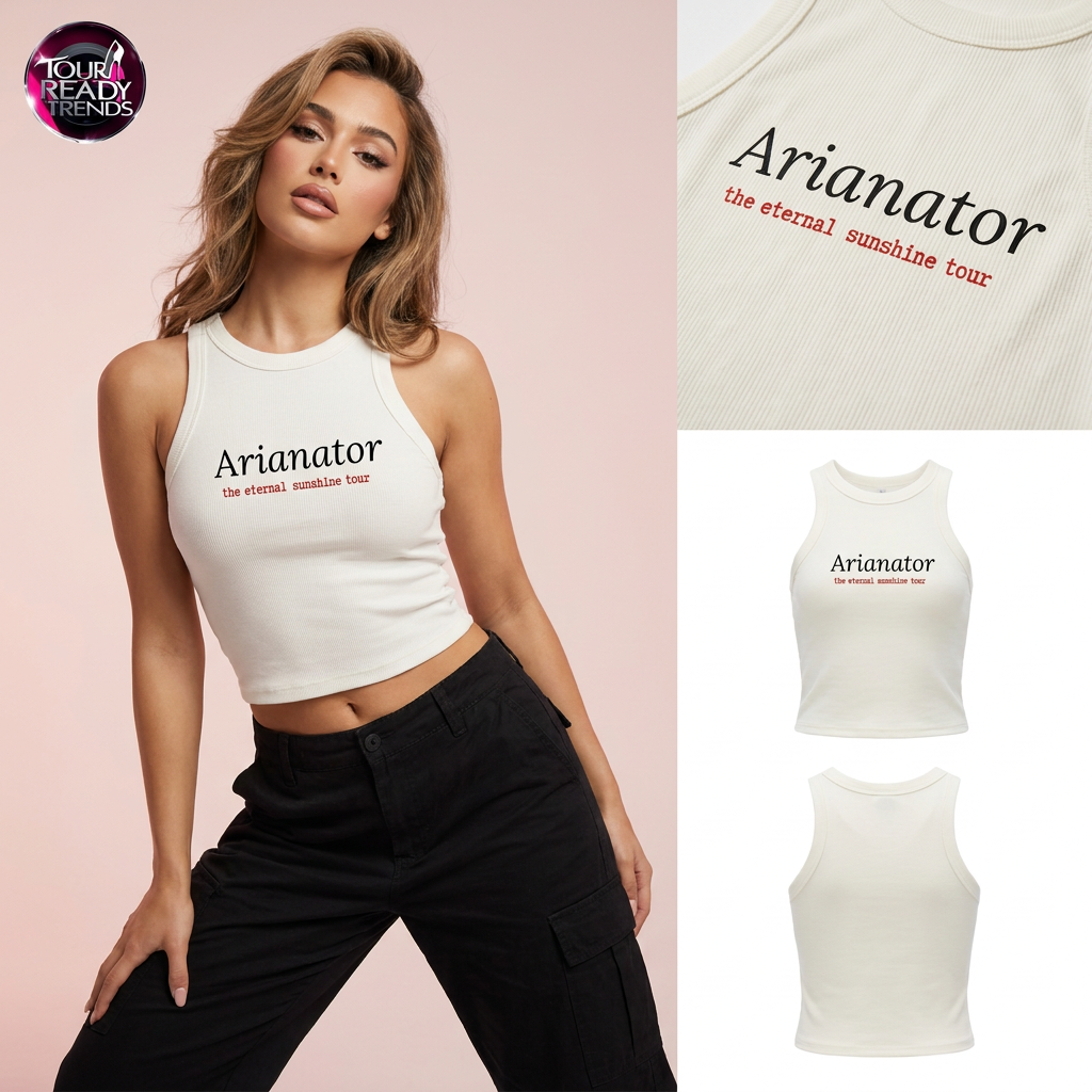 Image of Arianator Crop Tank Top | Eternal Sunshine Tour Shirt