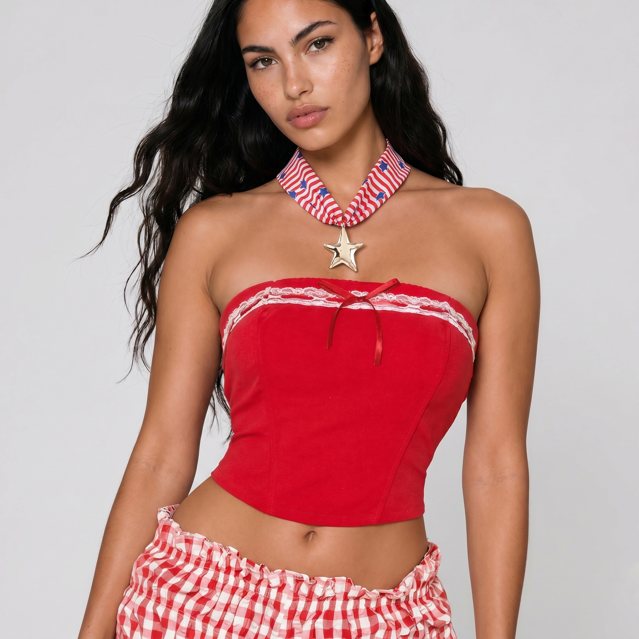 Image of American Superstar Scarf Necklace