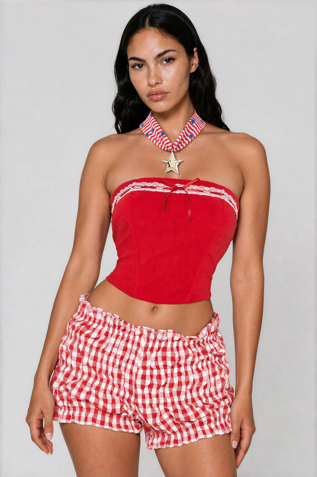Image of American Superstar Scarf Necklace