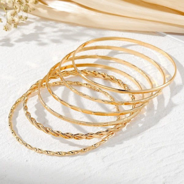 Image of U Remind Me Cuff Bangle | Stack Bracelet Set