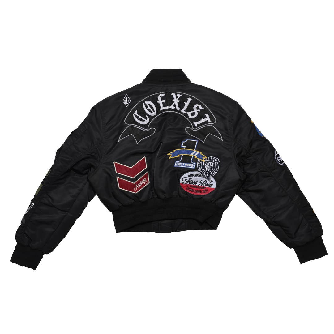 Image of Multi-Patches Bomber Jacket