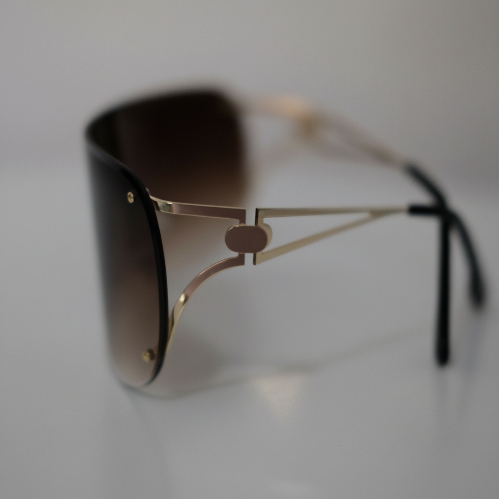 Image of Baby Girl Eyewear | Oversized Shield Sunglasses