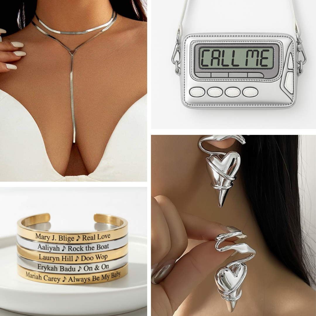 Image of 90s R & B Royals Bangle Cuff Set - Get Stacked