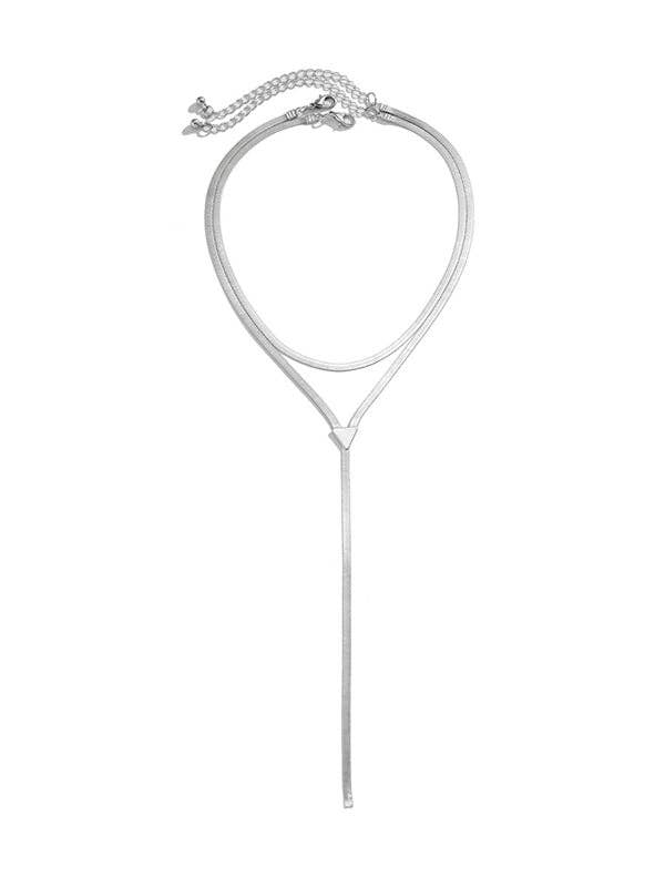 Image of Baby Girl Lariat | 90s Music Era - Herringbone Choker