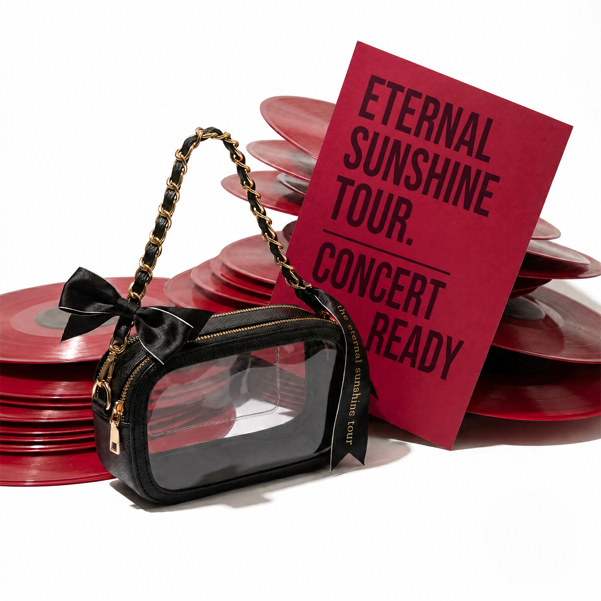Image of Ariana Eternal Sunshine Tour Clear Concert Bag