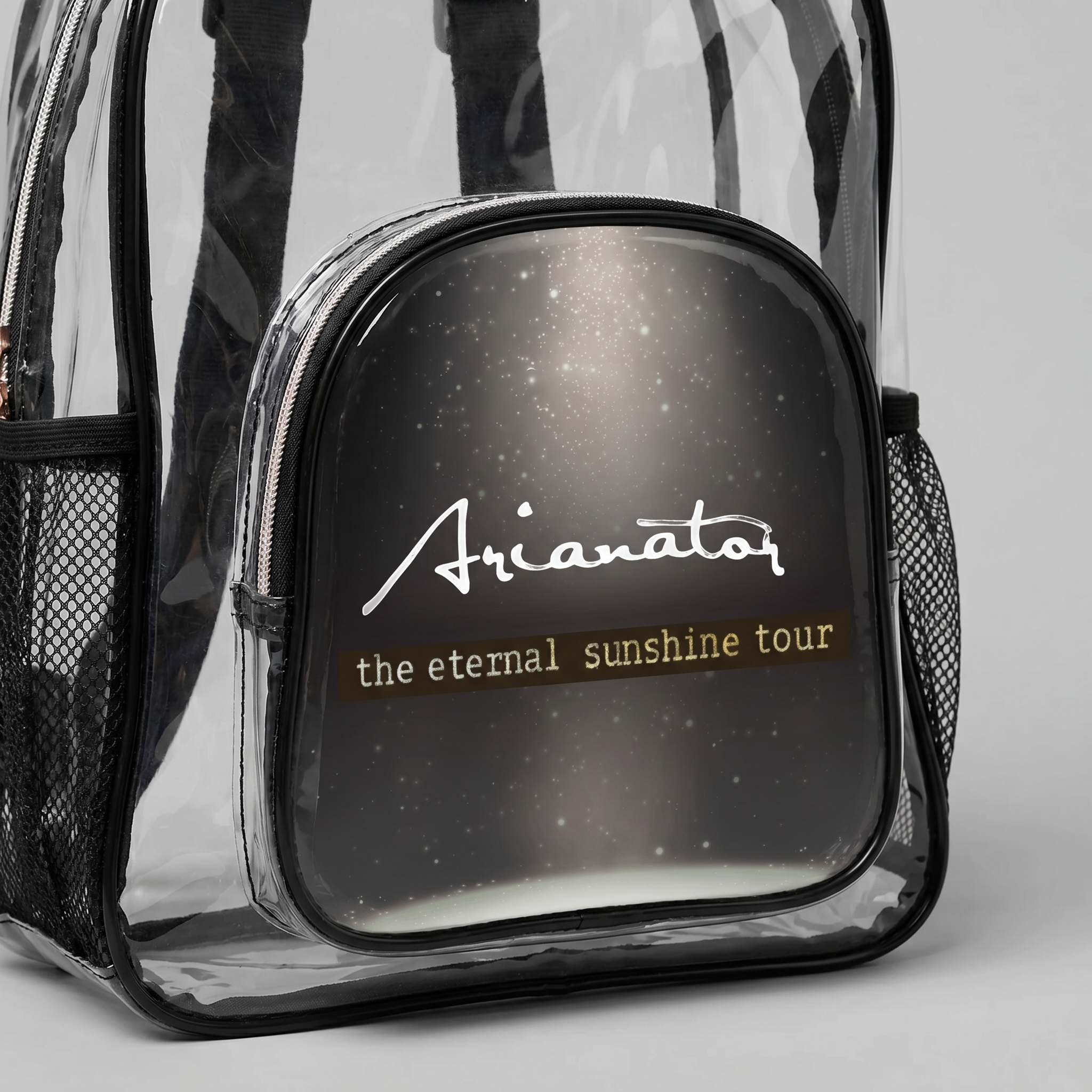Image of Arianator Clear Backpack – Eternal Sunshine Tour
