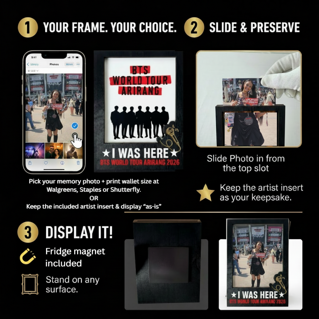Image of I Was Here | BTS World Tour Arirang 2026 Memory Frame
