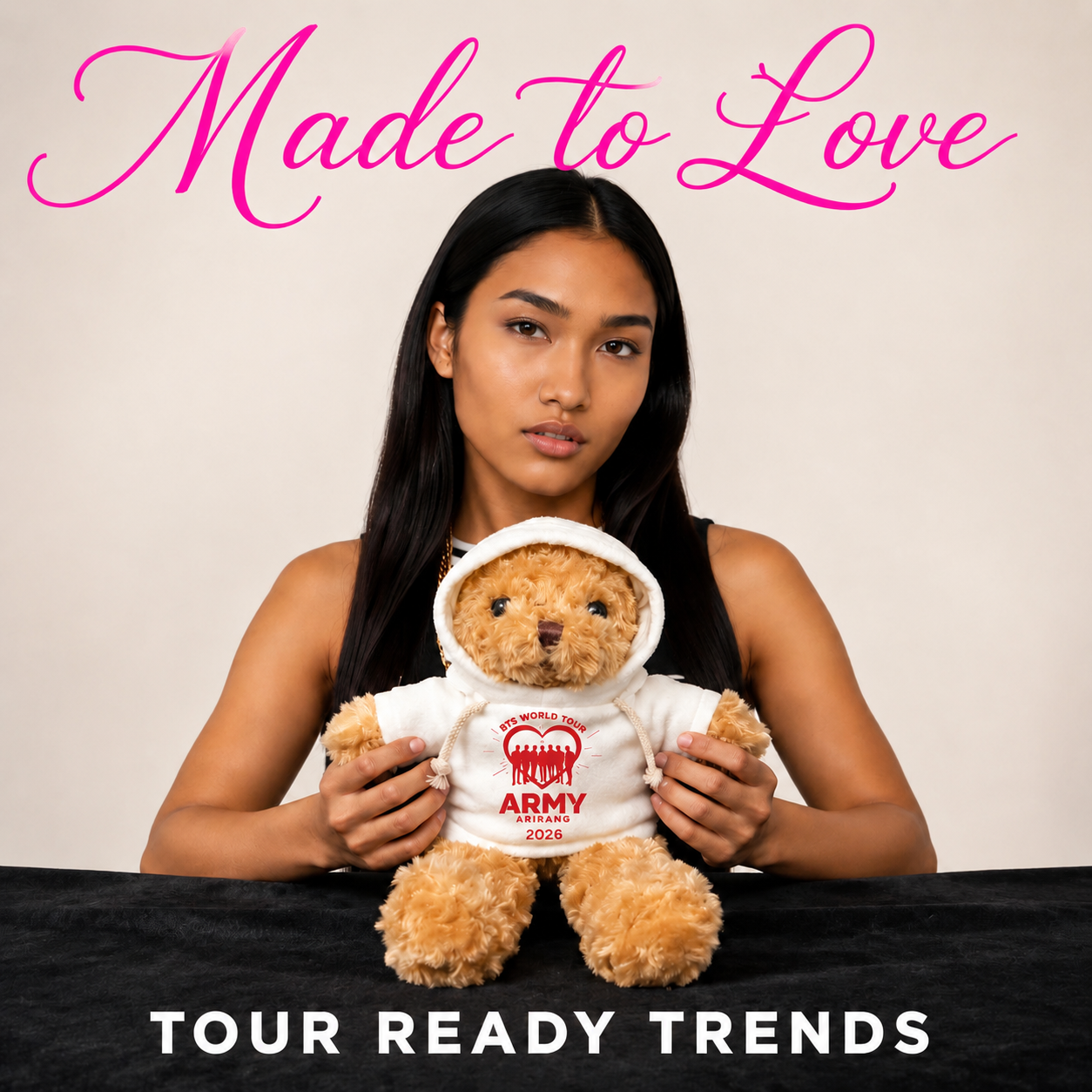 Image of BTS World Tour Arirang 2026 Teddy Bear | ARMY Concert Memories