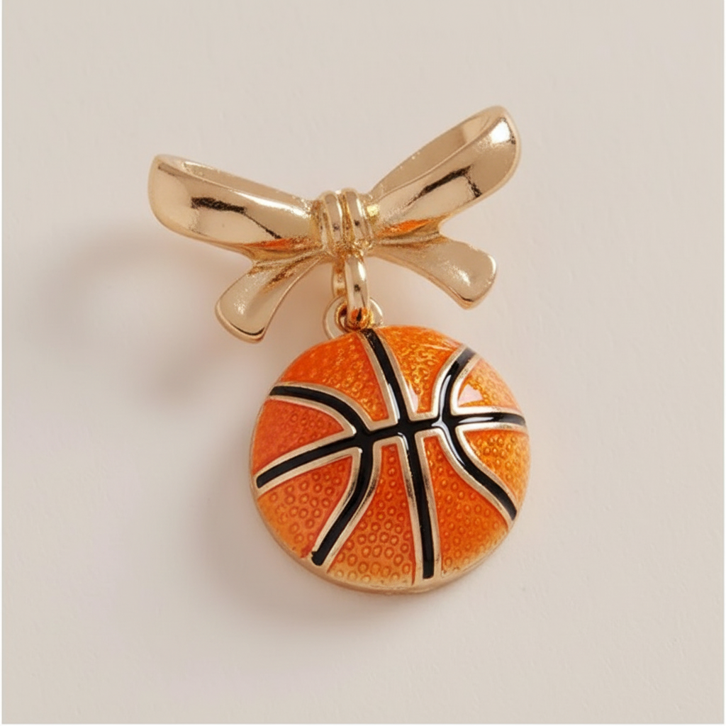 Image of Basketball Madness Too Cute Bow Earrings