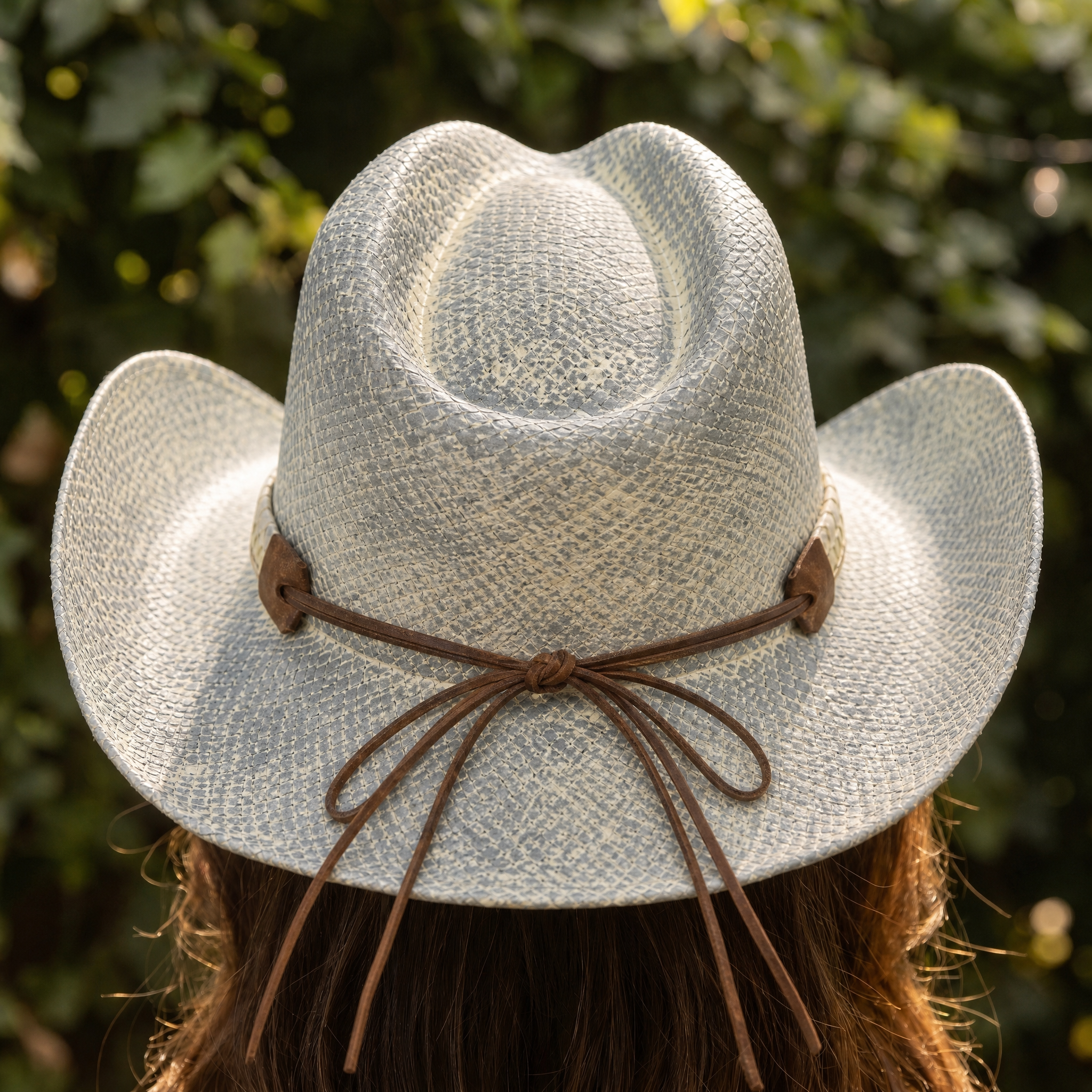 Image of Vintage Cowgirl Glam Hat - Light Blue