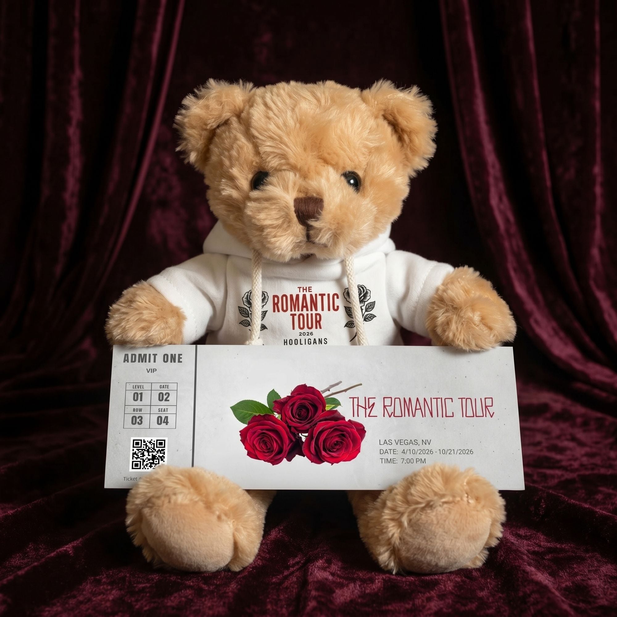 Image of The Romantic Tour 2026 Teddy Bear | Concert Memories