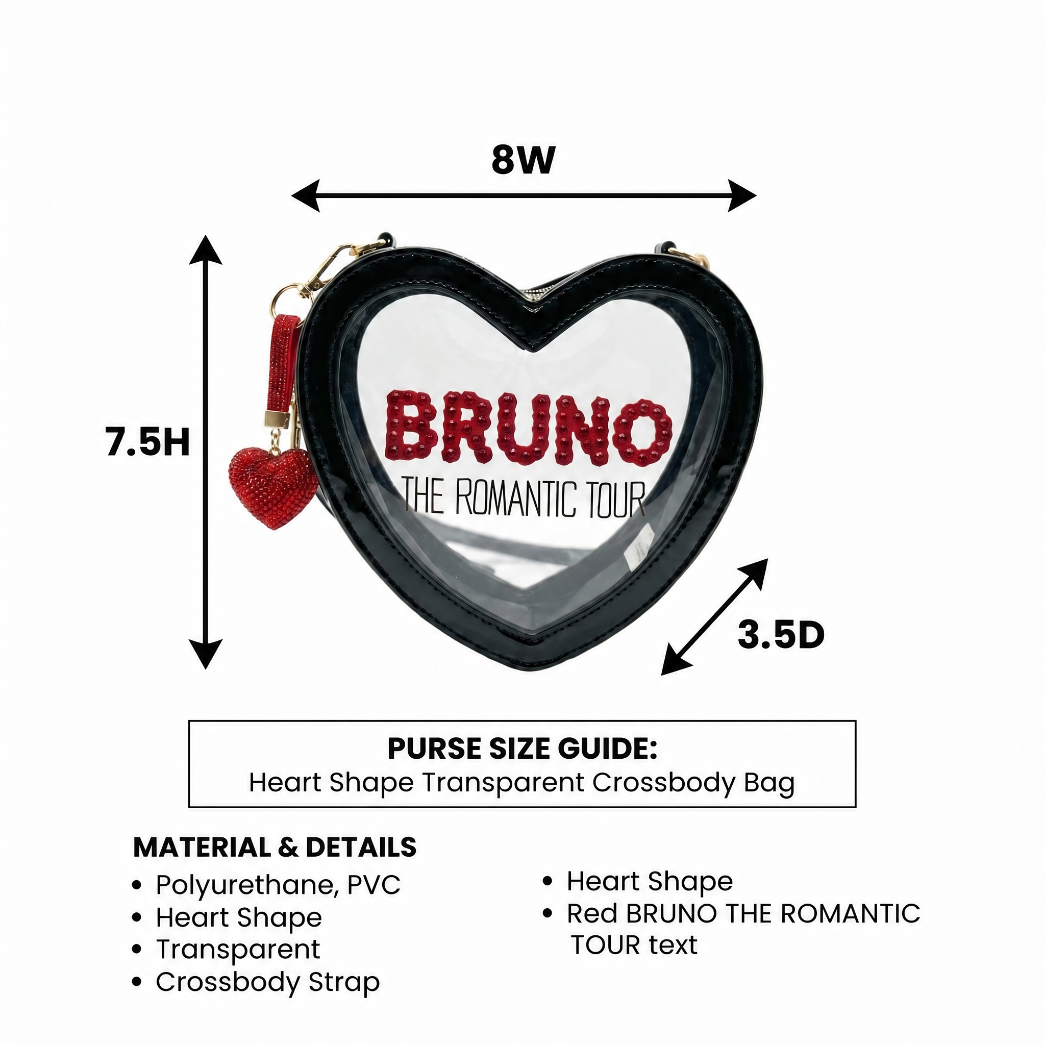 Image of Heart Stadium Bag | The Romantic Tour