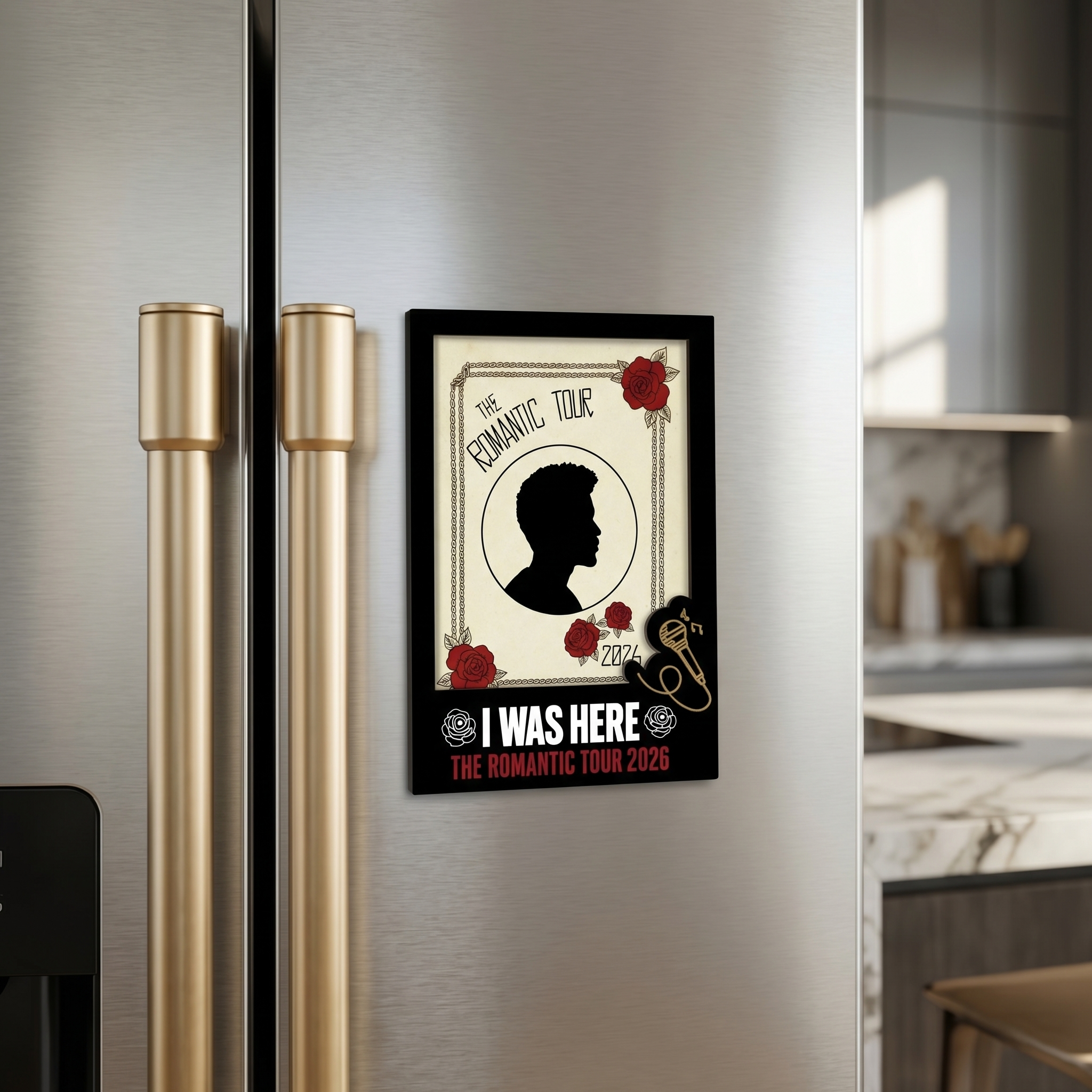 Image of The Romantic Tour 2026 Bruno Concert Memory Frame