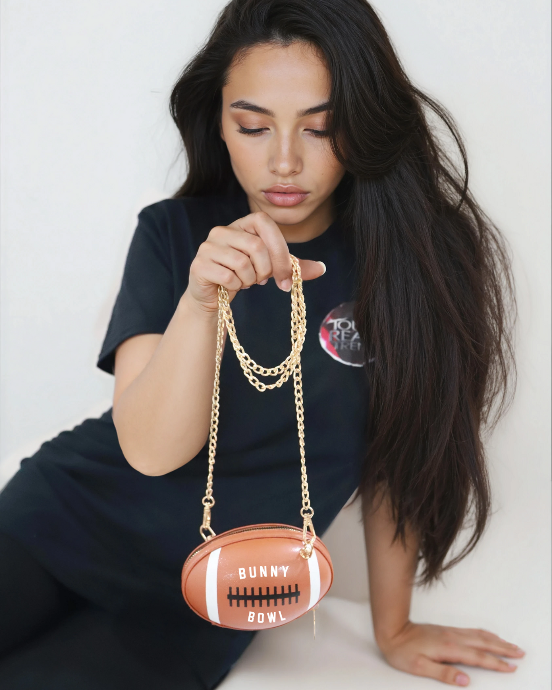 Image of Bunny Bowl Football Clutch Purse