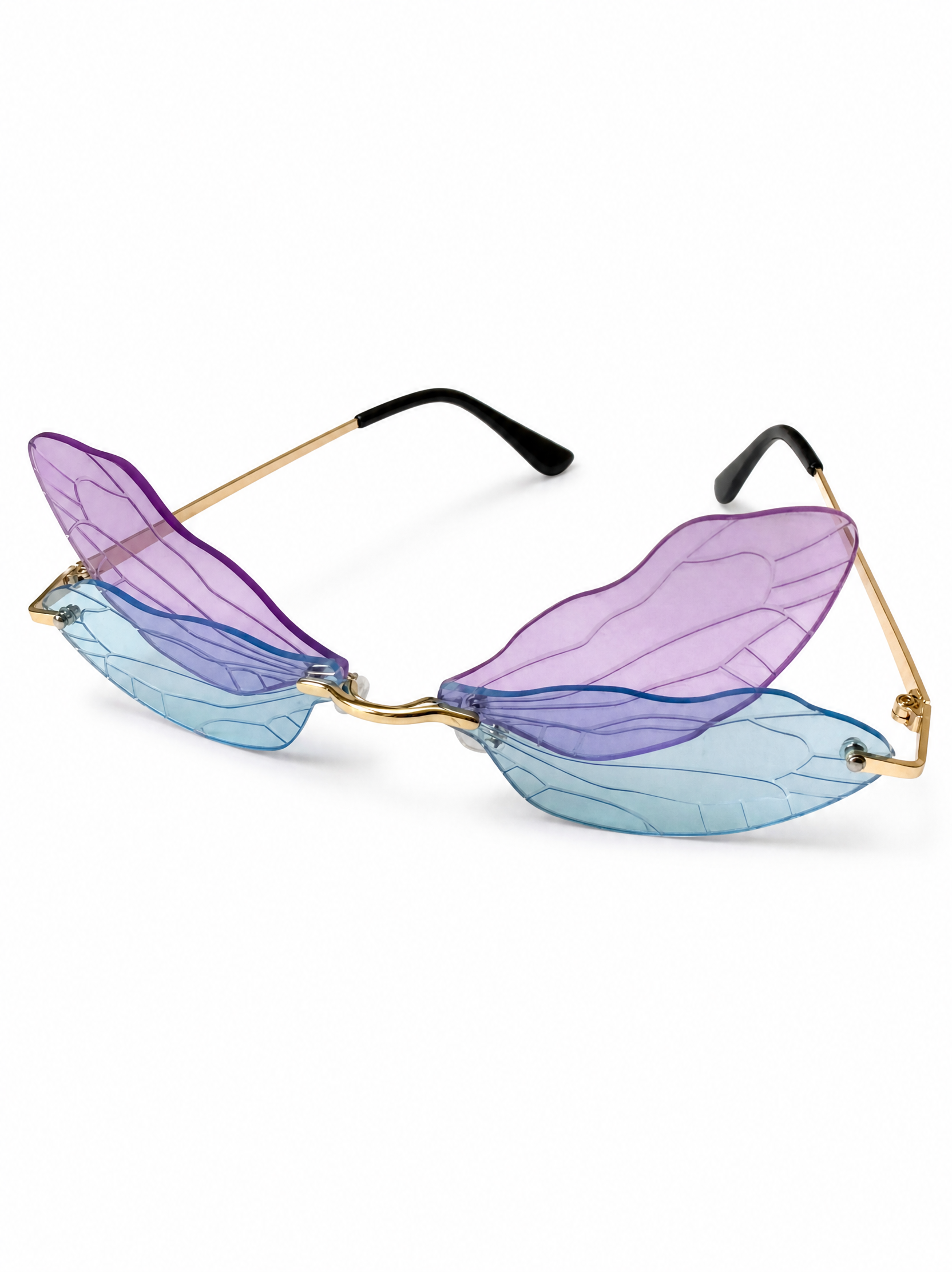 Image of Butterfly Hair Clips & Butterfly Wings Sunglasses