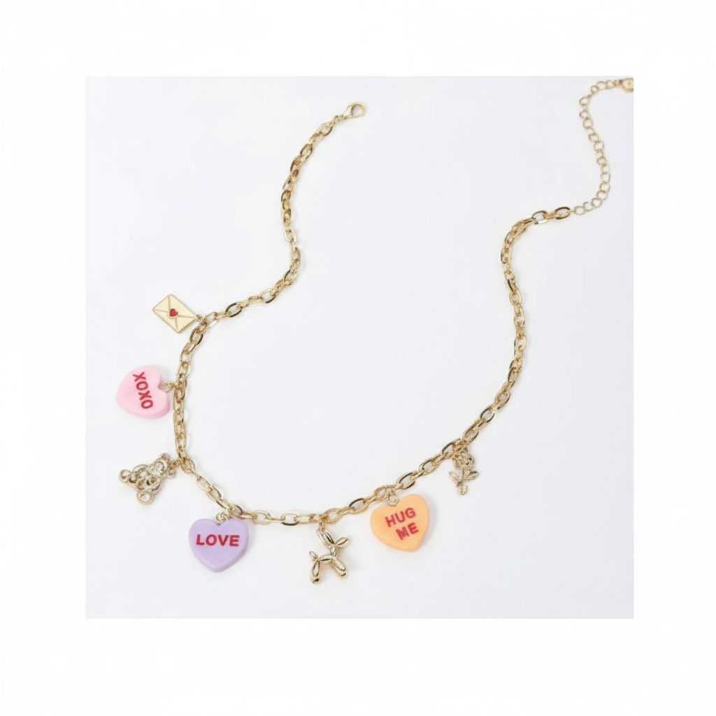 Image of Love Charm Valentine Necklace