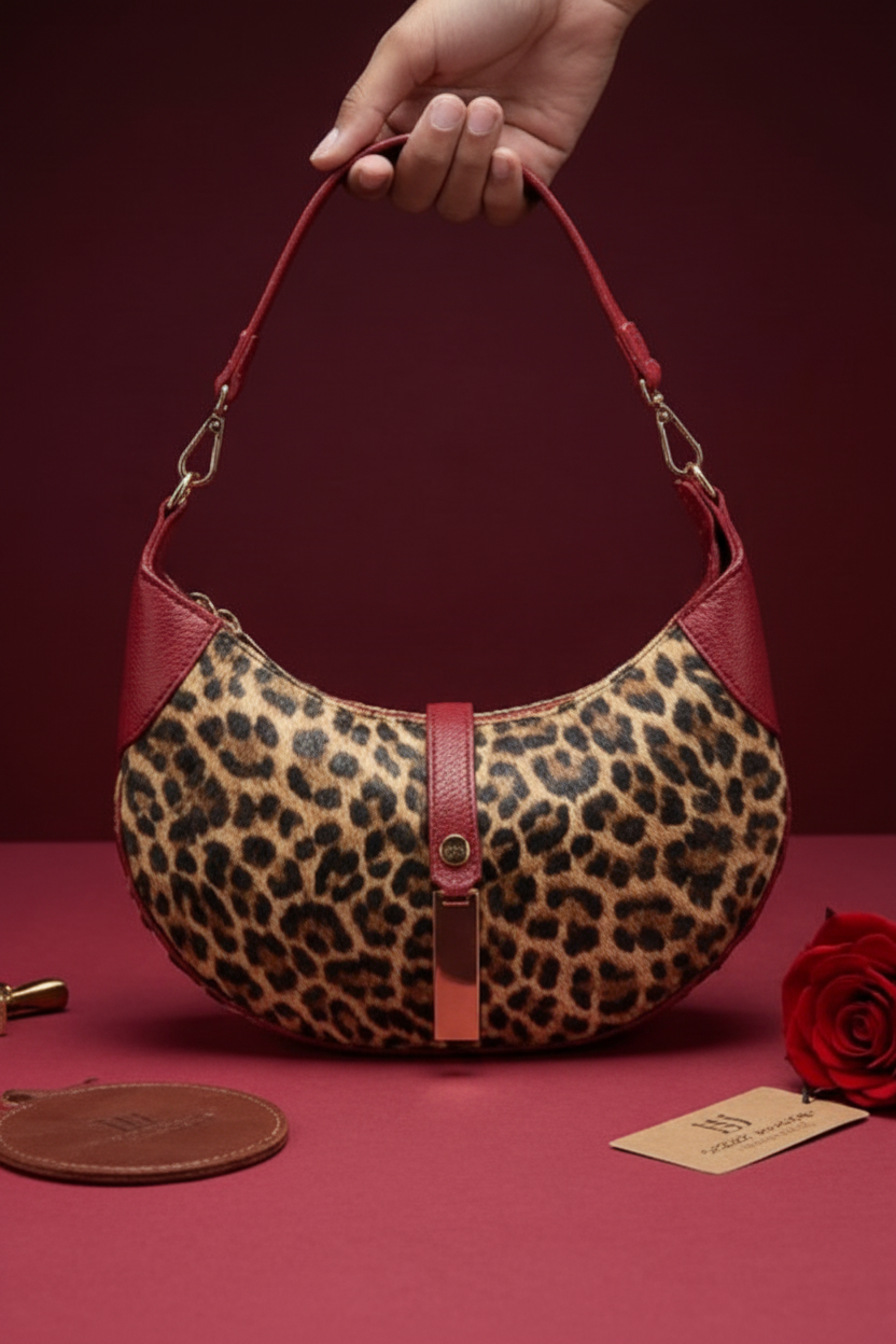 Leopard Print Western Shoulder Bag | Rodeo Handbag – Tour Ready Trends