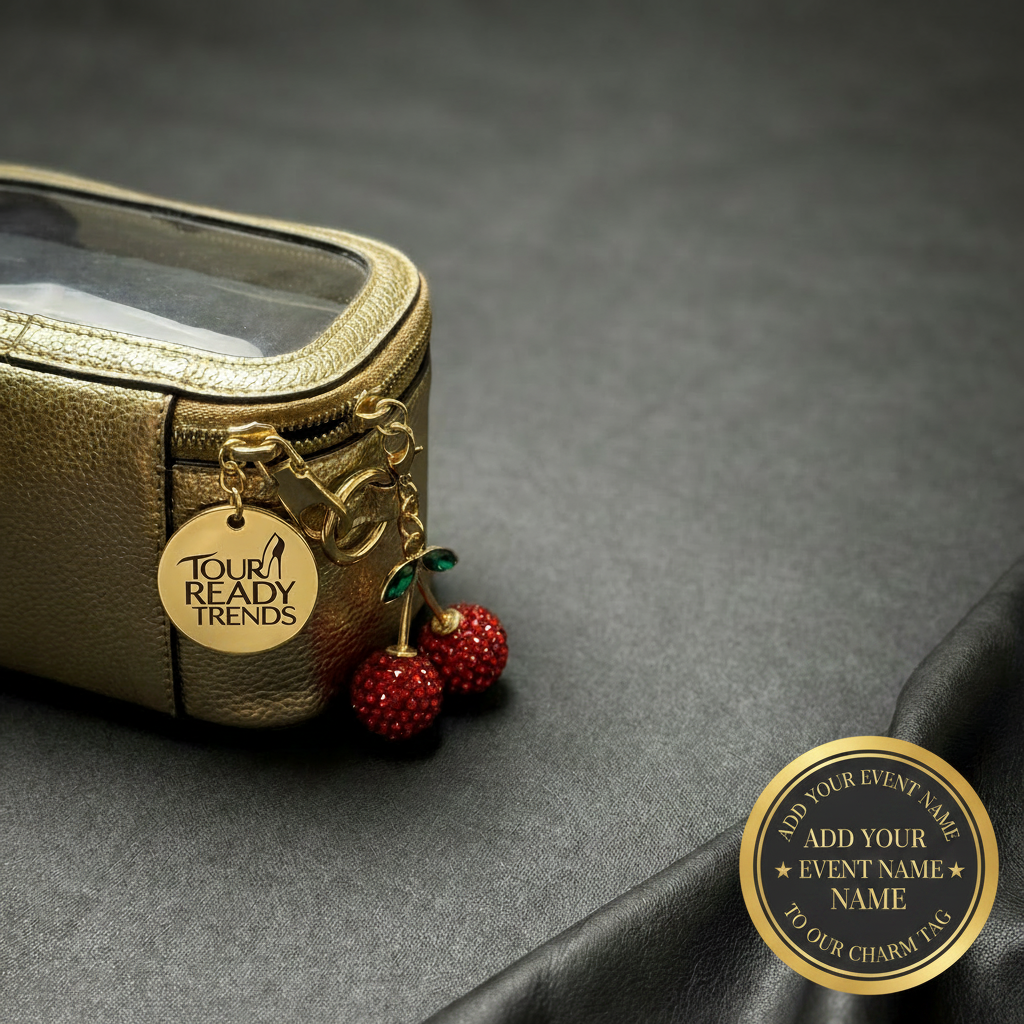 Image of Premium Gold Clear Stadium Bag + Charm Set