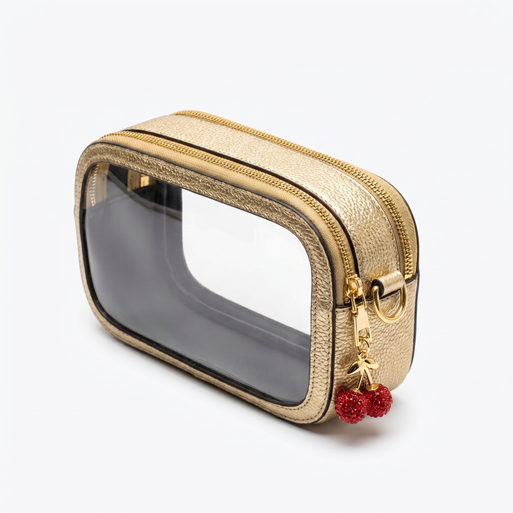 Image of Premium Gold Clear Stadium Bag + Charm Set