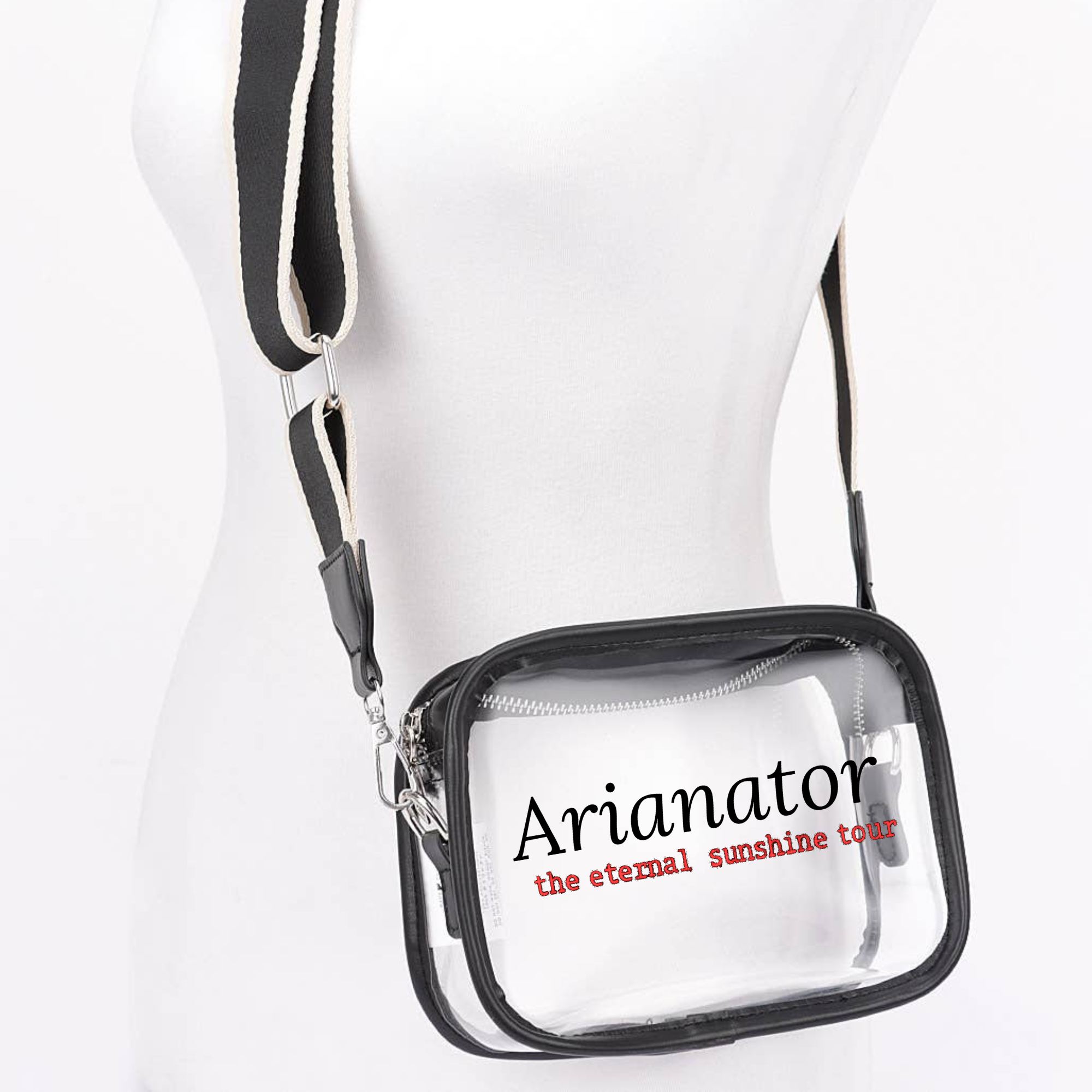 Image of Arianator Clear Stadium Crossbody Bag, Arena Approved