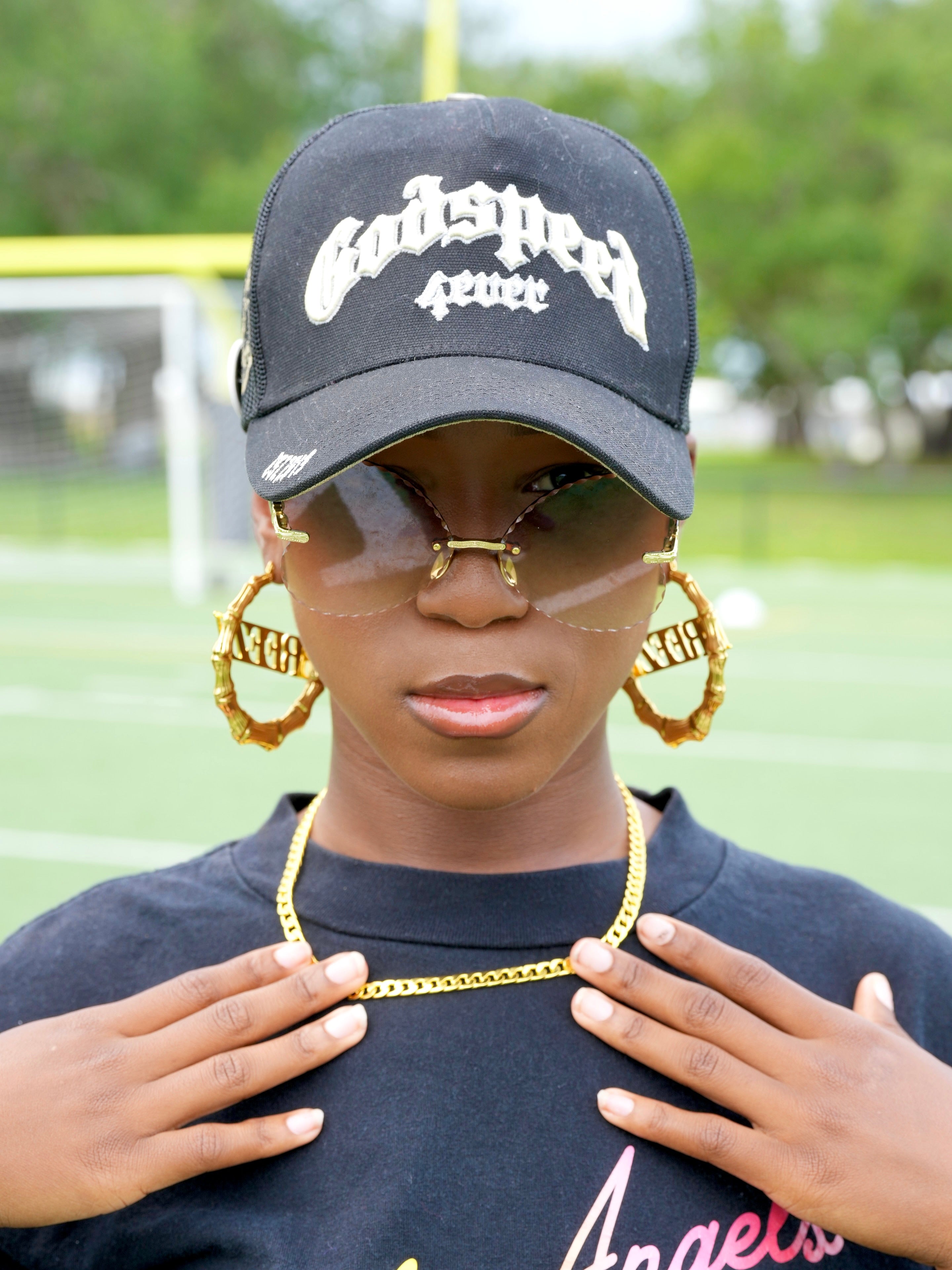 Breezy Bowl Bamboo Hoop Earrings