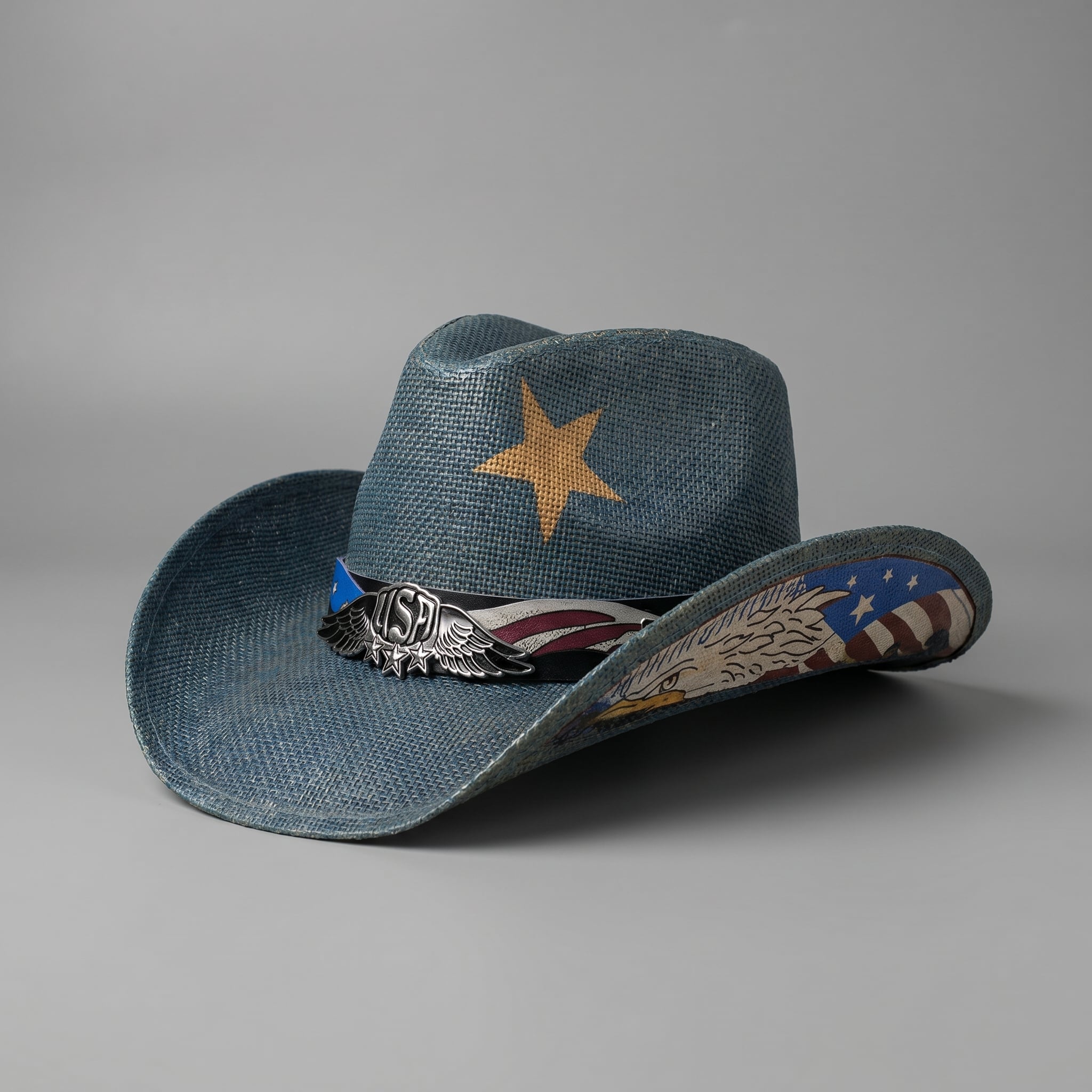 Image of Patriotic Star Cowgirl Hat | 4th of July Western Hat