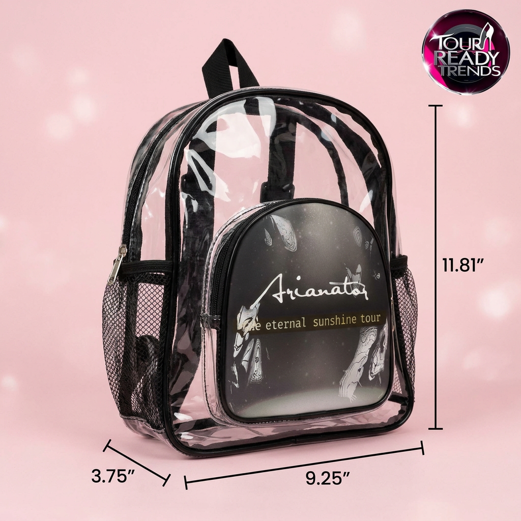 Image of Arianator Clear Backpack – Eternal Sunshine Tour