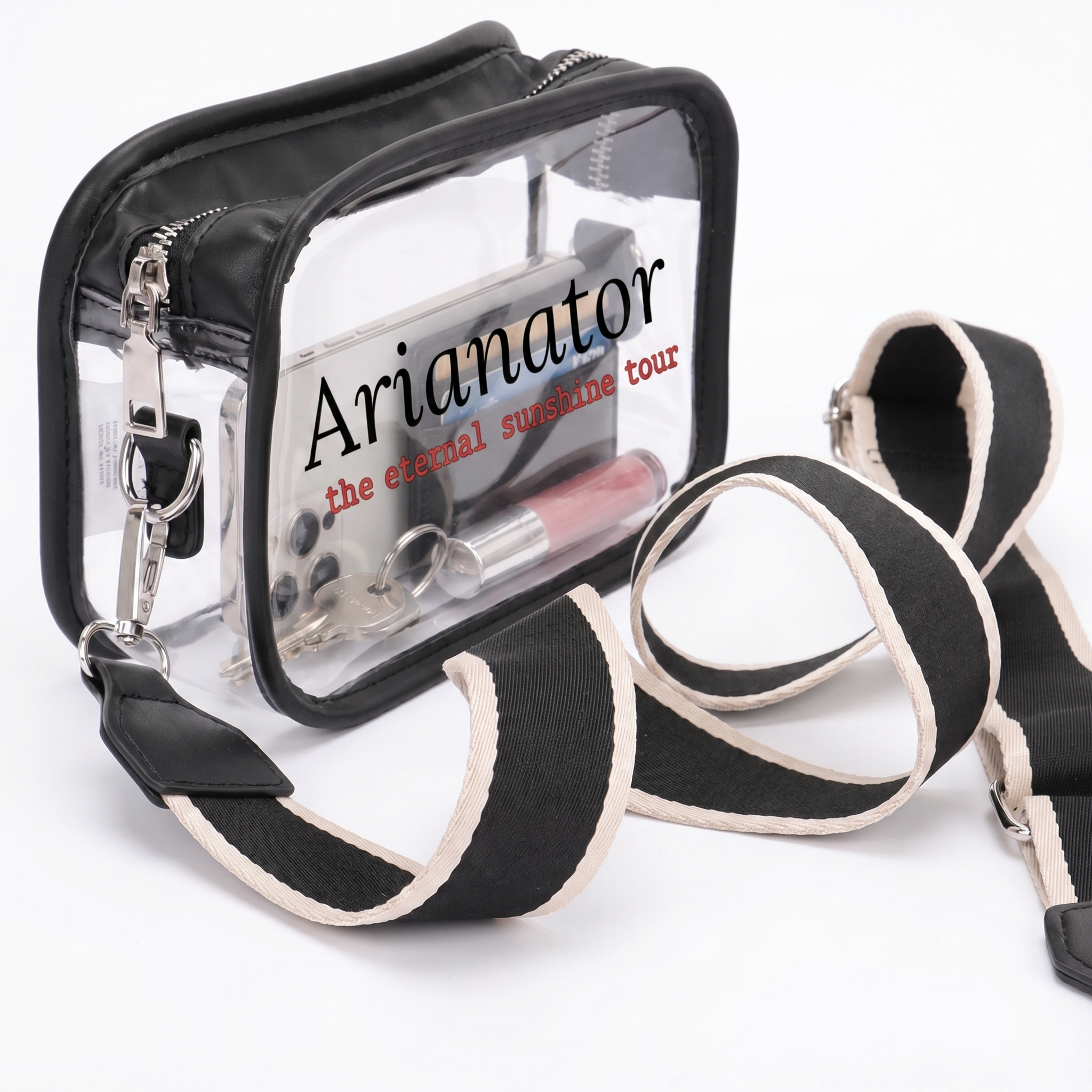 Image of Arianator Clear Stadium Crossbody Bag, Arena Approved