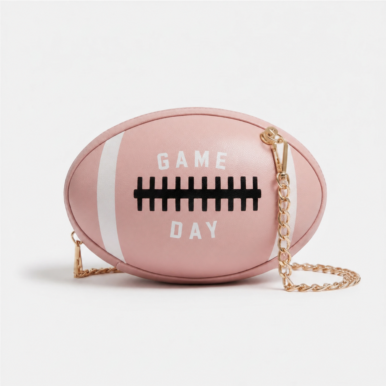 Image of Pink Football Purse – Game Day Clutch