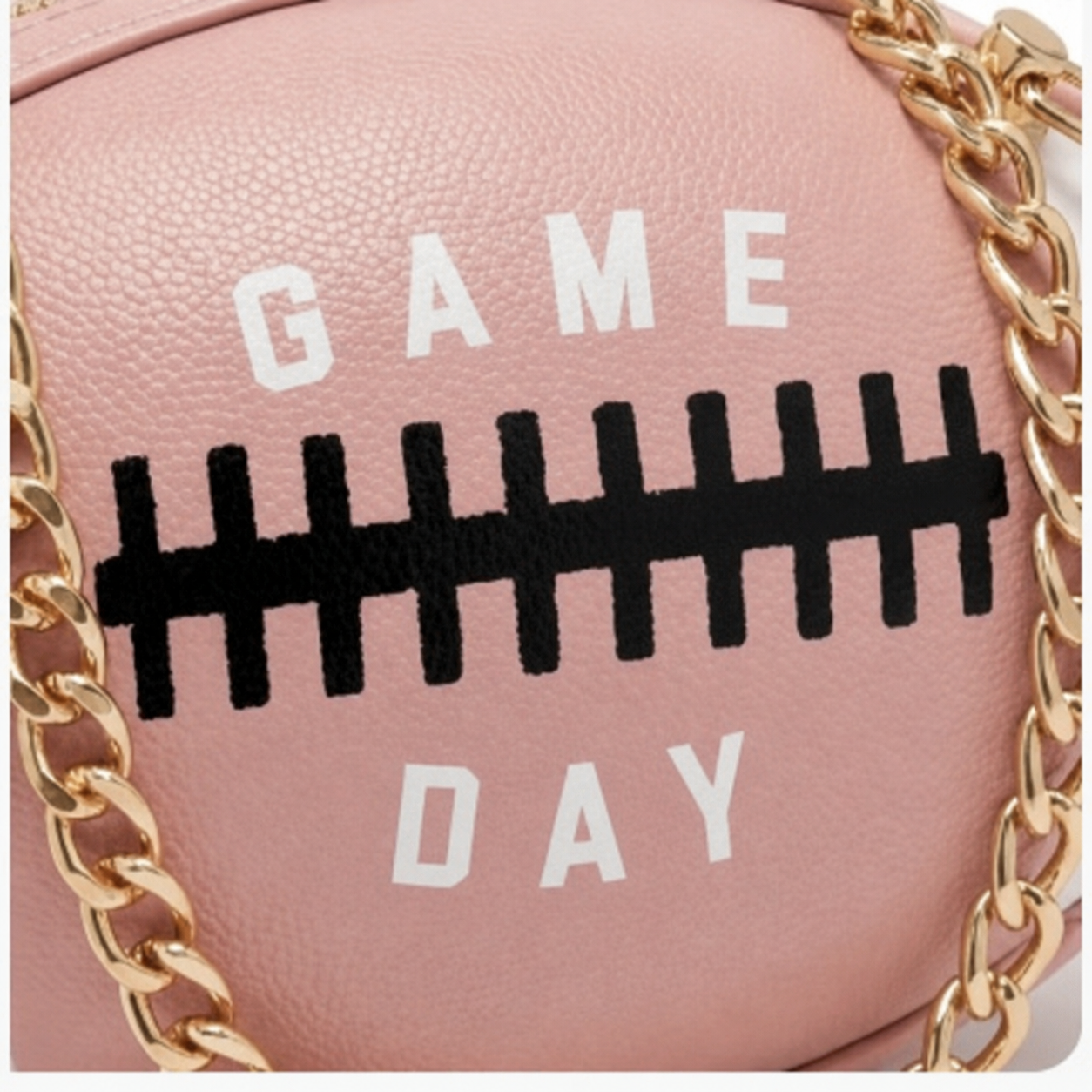 Image of Pink Football Purse – Game Day Clutch
