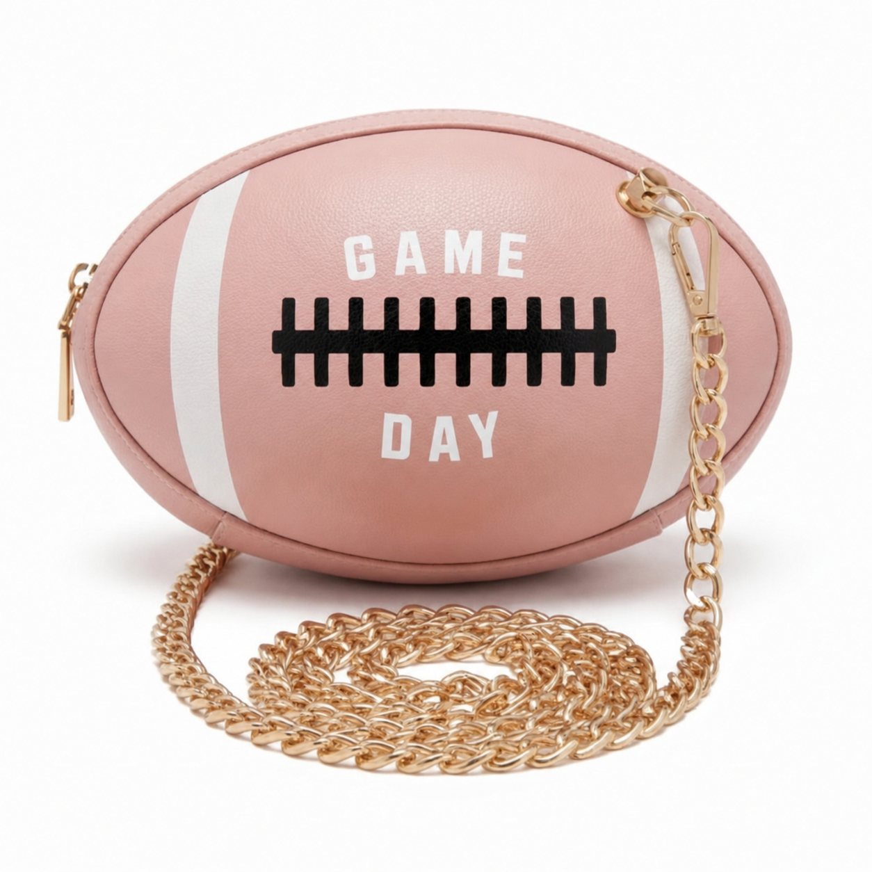 Image of Pink Football Purse – Game Day Clutch