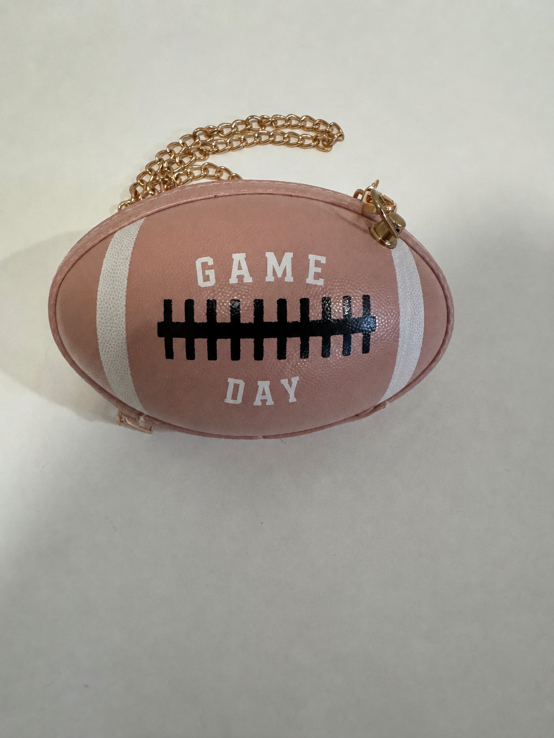 Image of Pink Football Purse – Game Day Clutch