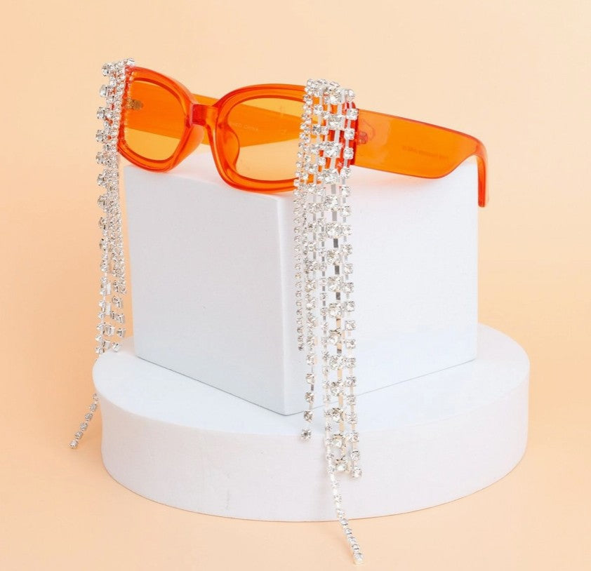 Crystal Fringe Sunglasses | "The Boy Is Mine" Collection