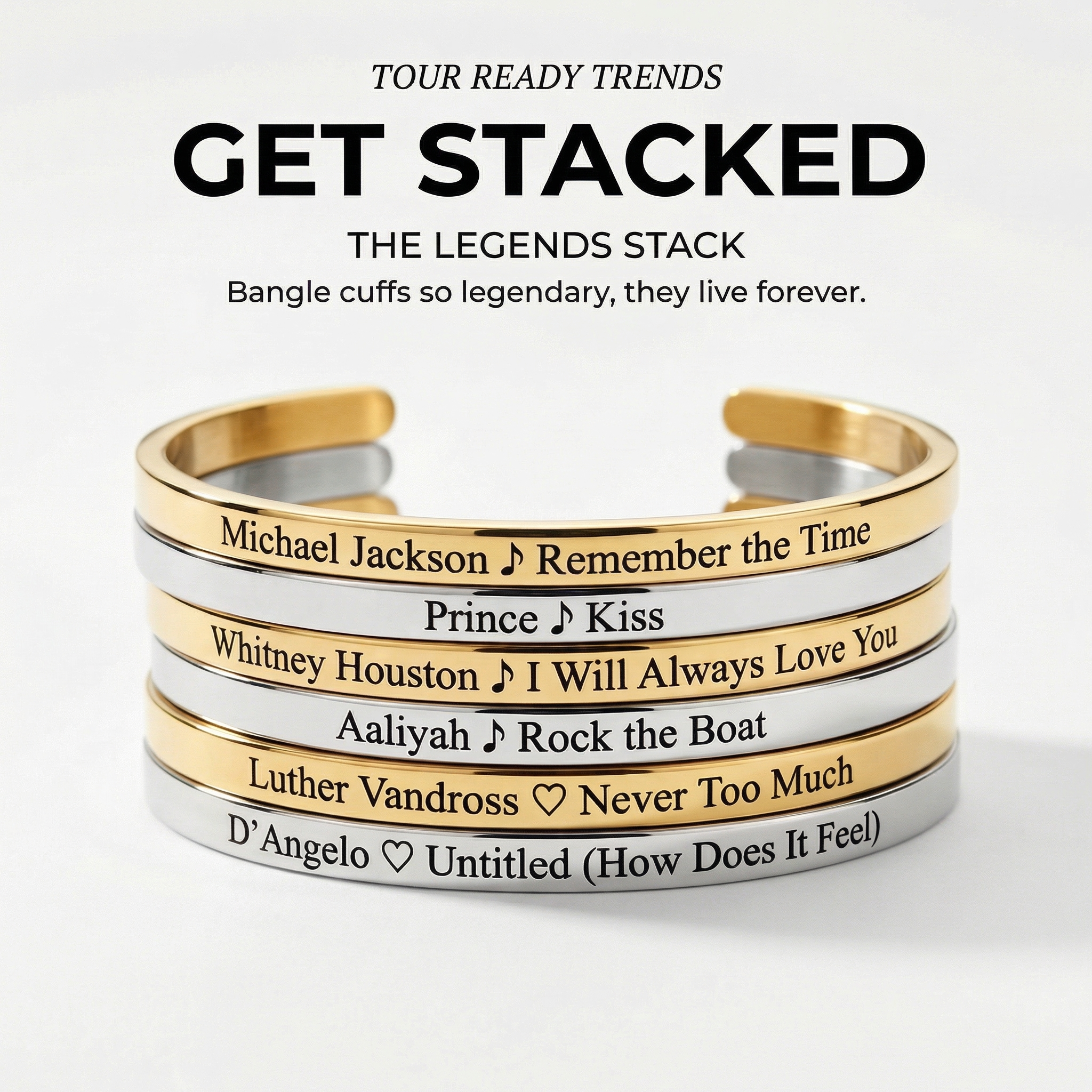 Image of Get Stacked - Legends Bangle Set