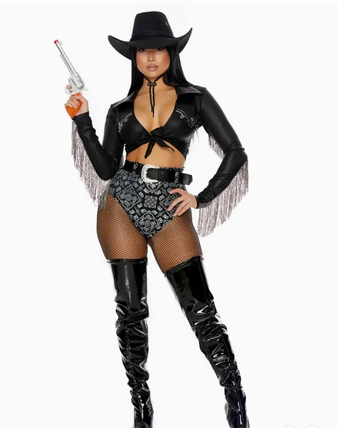 4-Piece Sexy Western Outlaw Costume