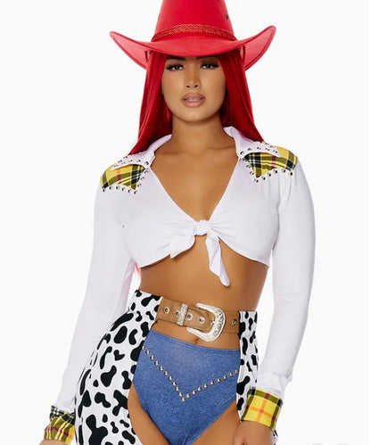 4-Piece Sexy Western Movie Character Costume