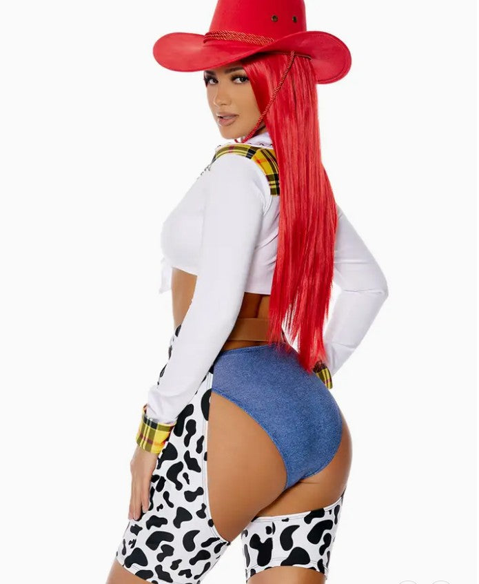 4-Piece Sexy Western Movie Character Costume