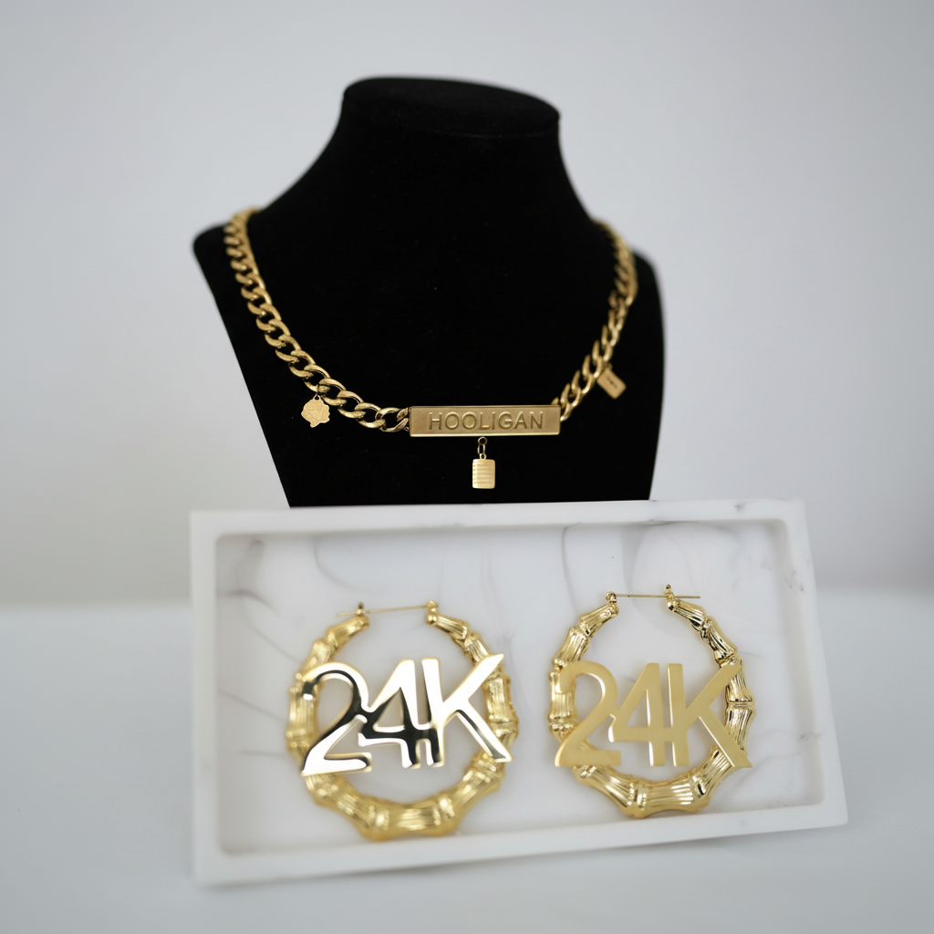Image of 24K Magic Chain Link Hooligan Necklace | Gold Plated
