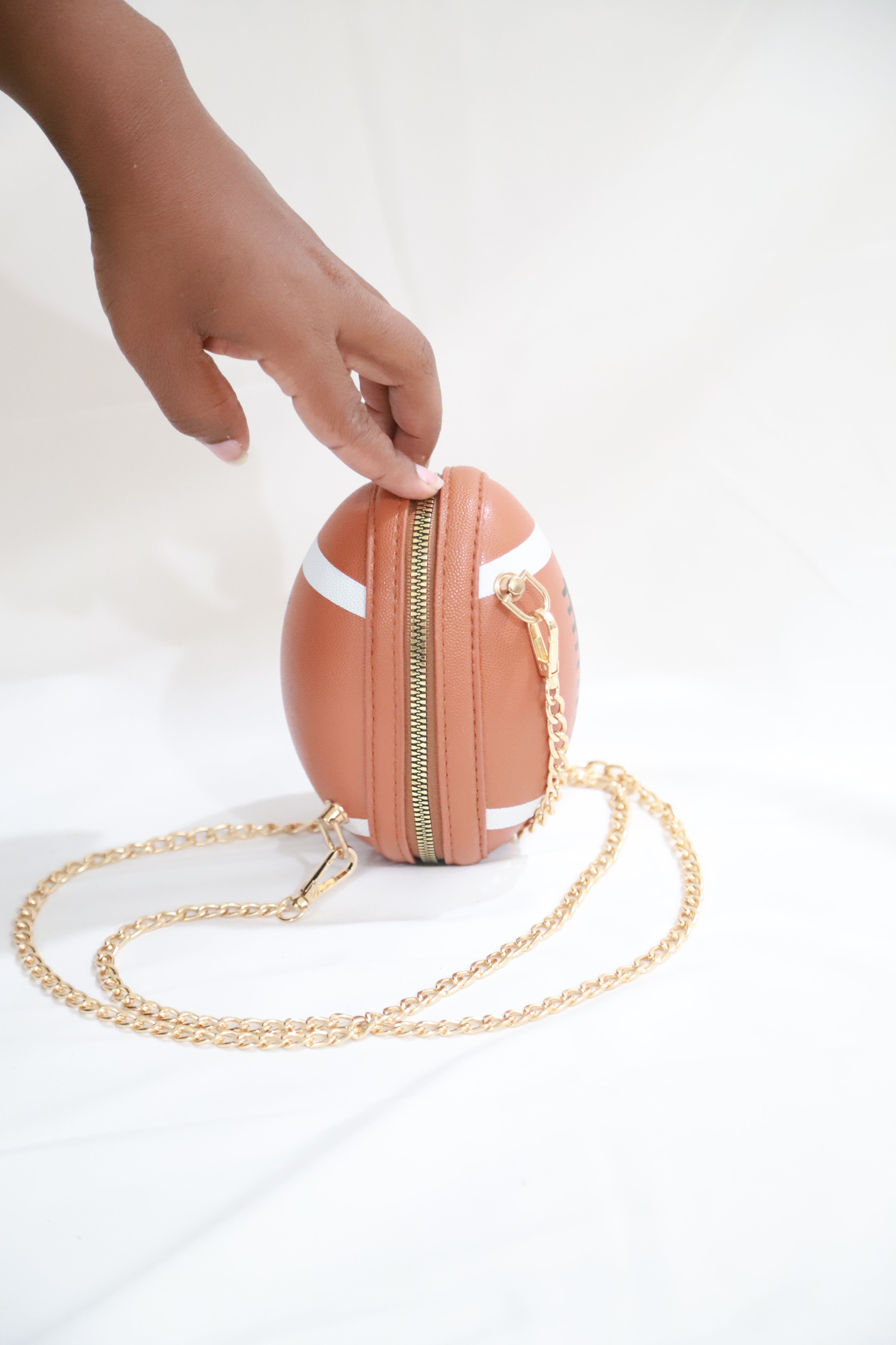 Image of Bunny Bowl Football Clutch Purse