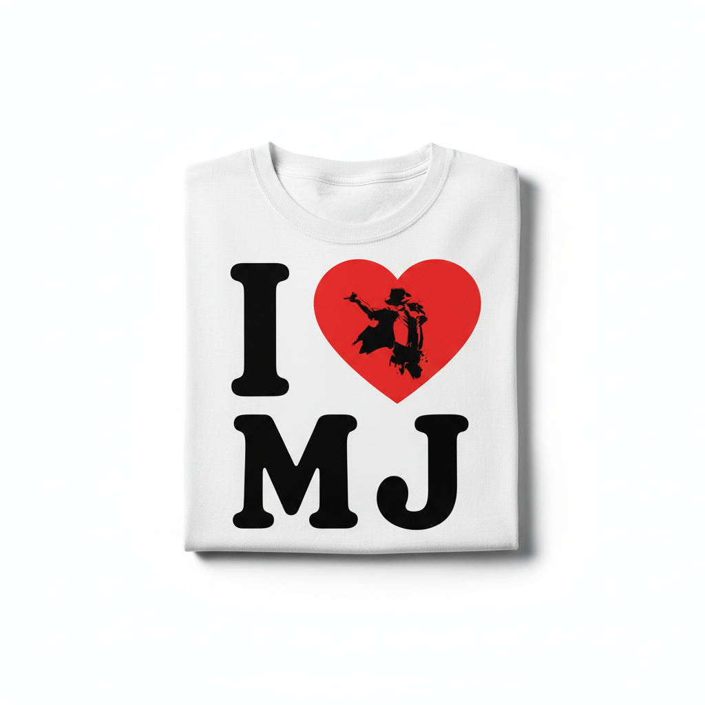 Image of I ❤️ MJ Adult Matching T-Shirt