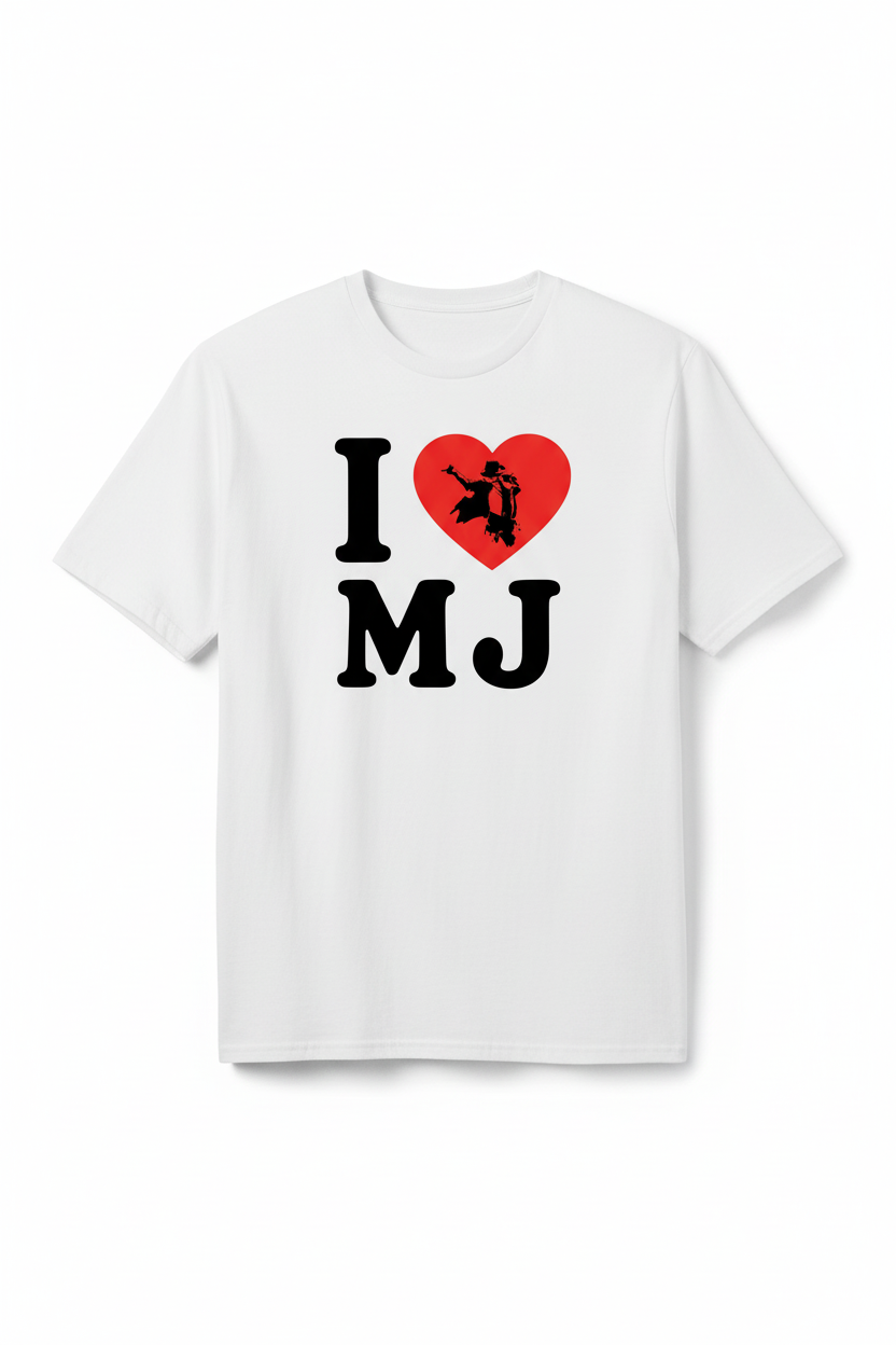 Image of I ❤️ MJ Adult Matching T-Shirt