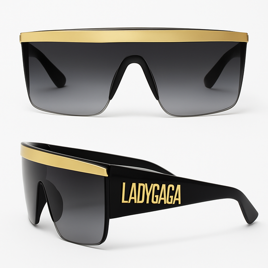 Lady Gaga "LADYGAGA" Shield Sunglasses