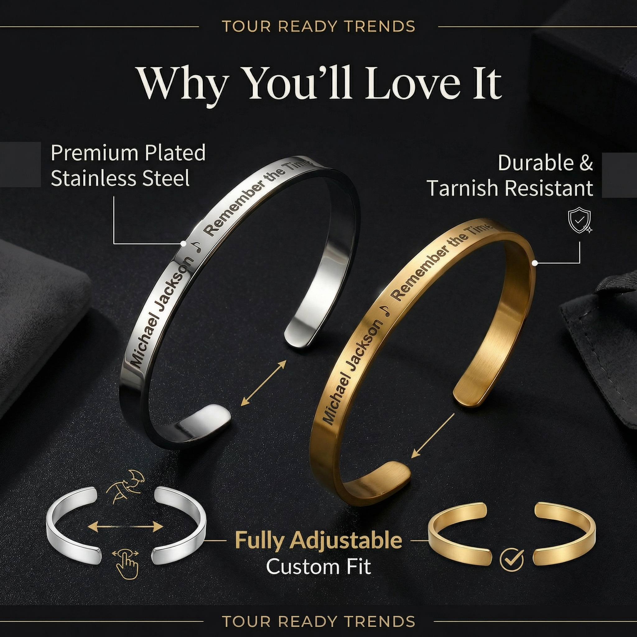 Image of Remember the Time Cuff Bangle