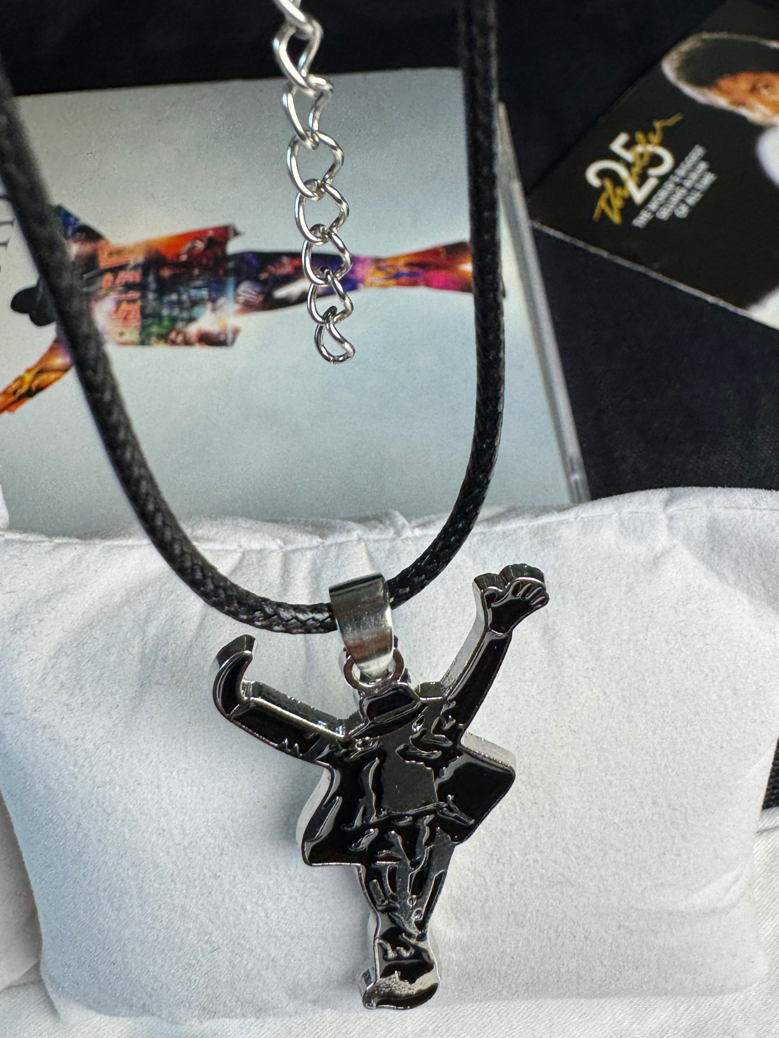 Image of King of Pop Charm & Necklace Set