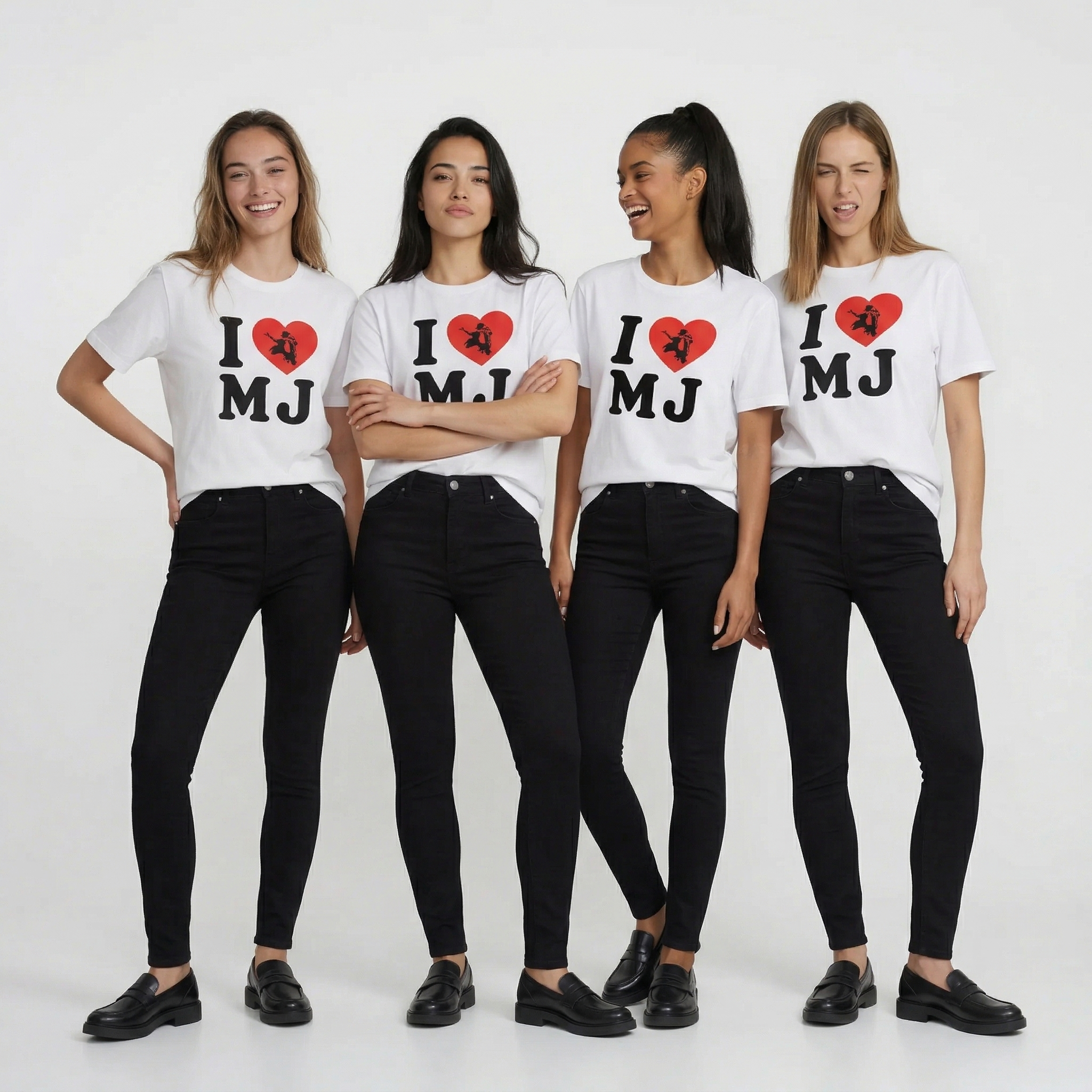 Image of I ❤️ MJ Adult Matching T-Shirt